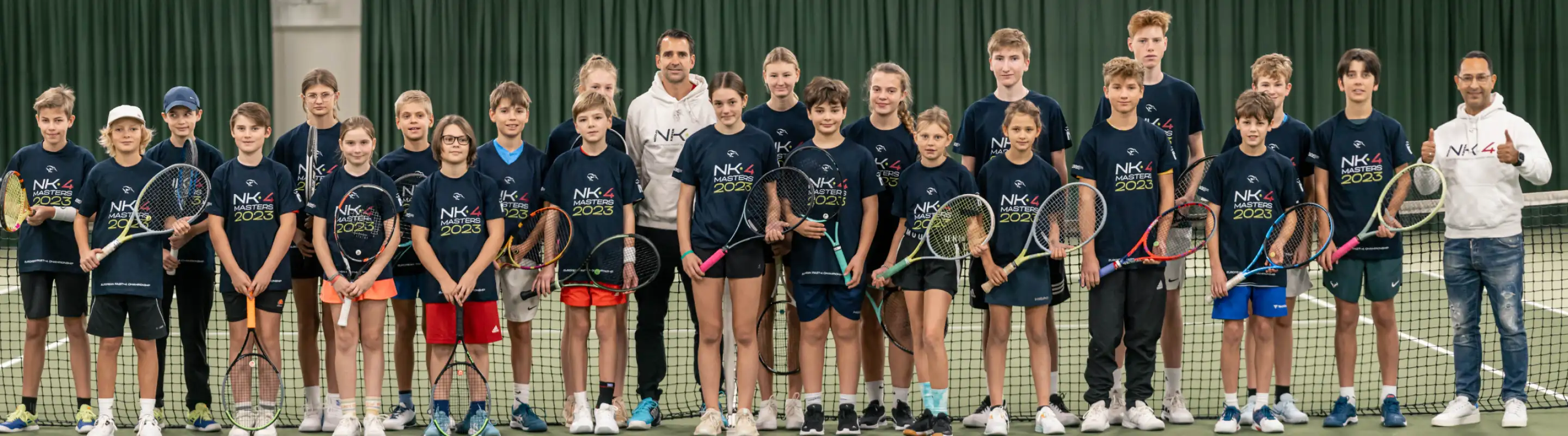 Gruppenbild NK4 Masters 2023 Jugendliche